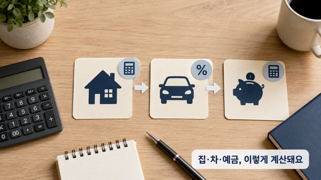 재산의 소득환산액 계산법