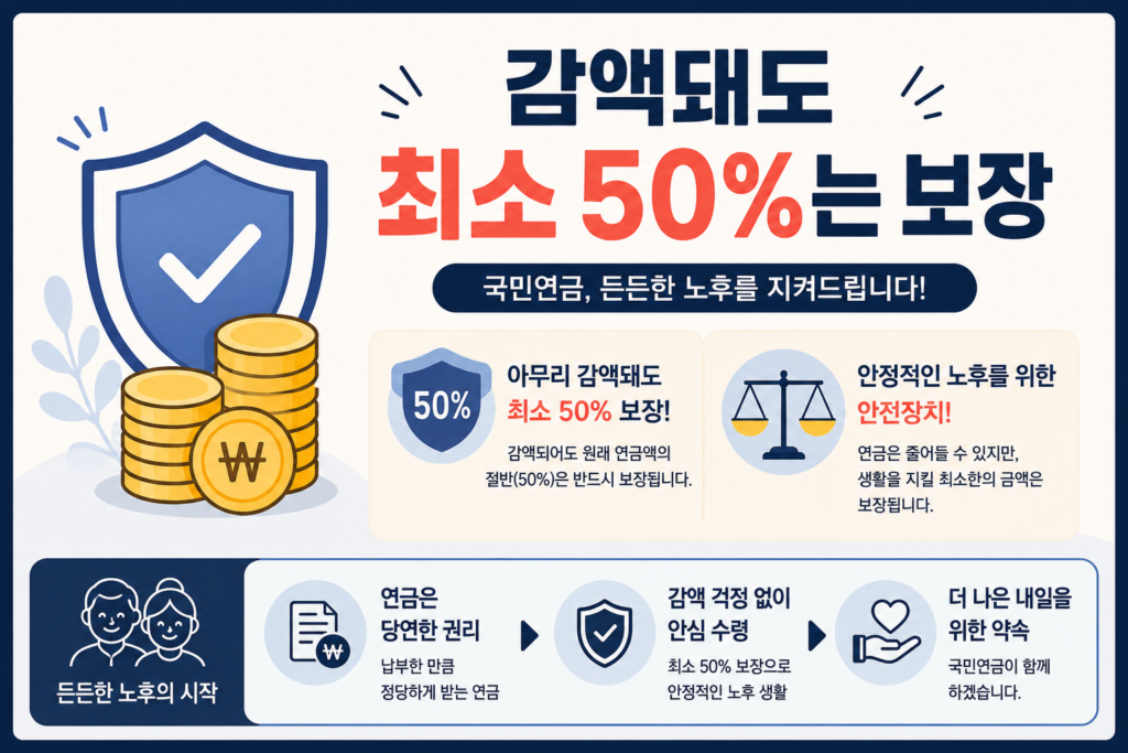 기초연금 국민연금 감액 기준, 얼마나 깎일까요 1 국민연금 연계감액 최소 보장 기준