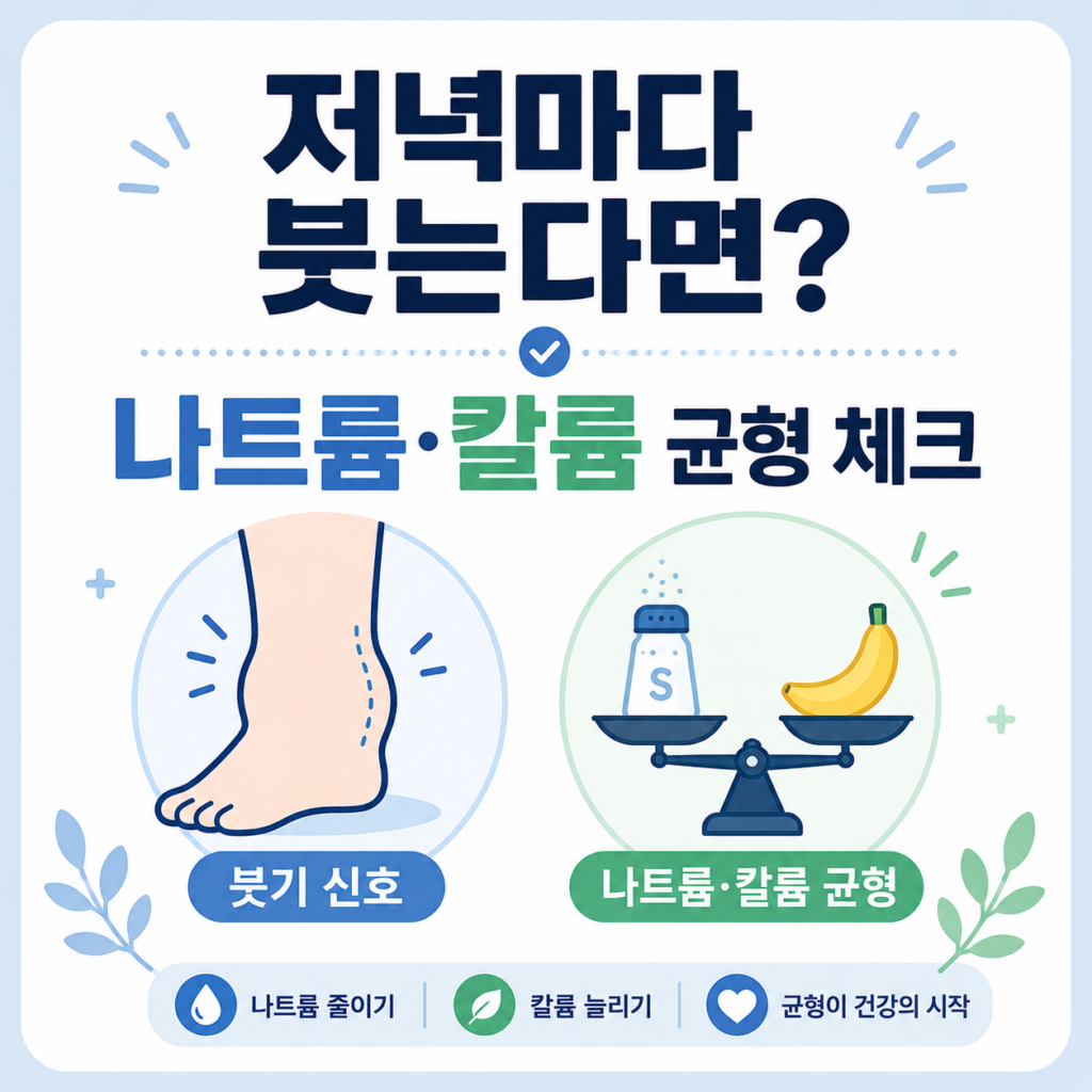 부종과 나트륨·칼륨 균형 관리