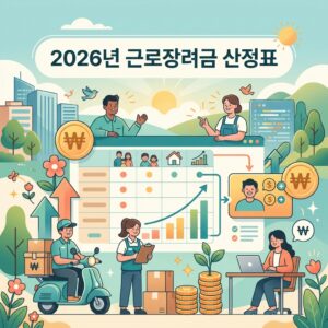 ai thumbnail illustration 2026년 근로장려금 산정표 1786130716