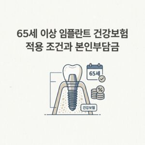 ai thumbnail minimal 65세 이상 임플란트 건강보험 적용 조건과 본인부담금 1786357176