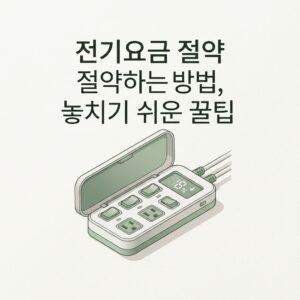 ai thumbnail minimal 전기요금 절약 절약하는 방법 놓치기 쉬운 꿀팁 1786217416