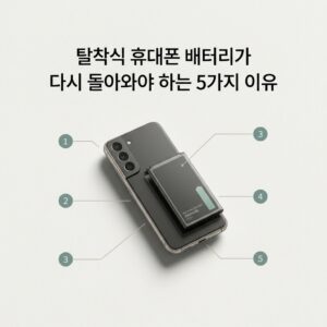 ai thumbnail minimal 탈착식 휴대폰 배터리가 다시 돌아와야 하는 5가지 이유 1786240906