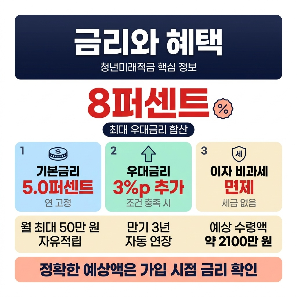 청년미래적금 1차 신청 놓쳤다면? 12월 2차 모집 전에 꼭 알아야 할 것들 2 금리와 혜택