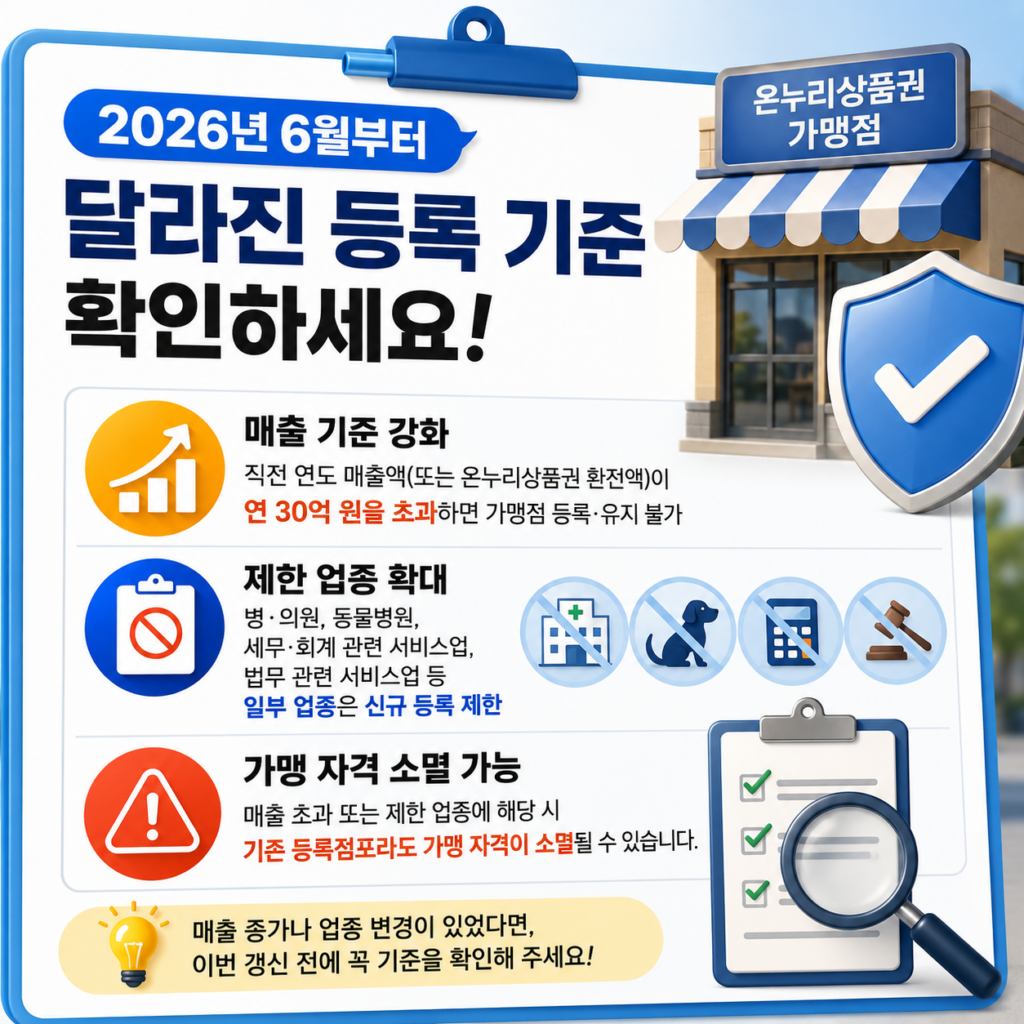 2026년 6월부터 달라진 등록 기준도 함께 확인하세요