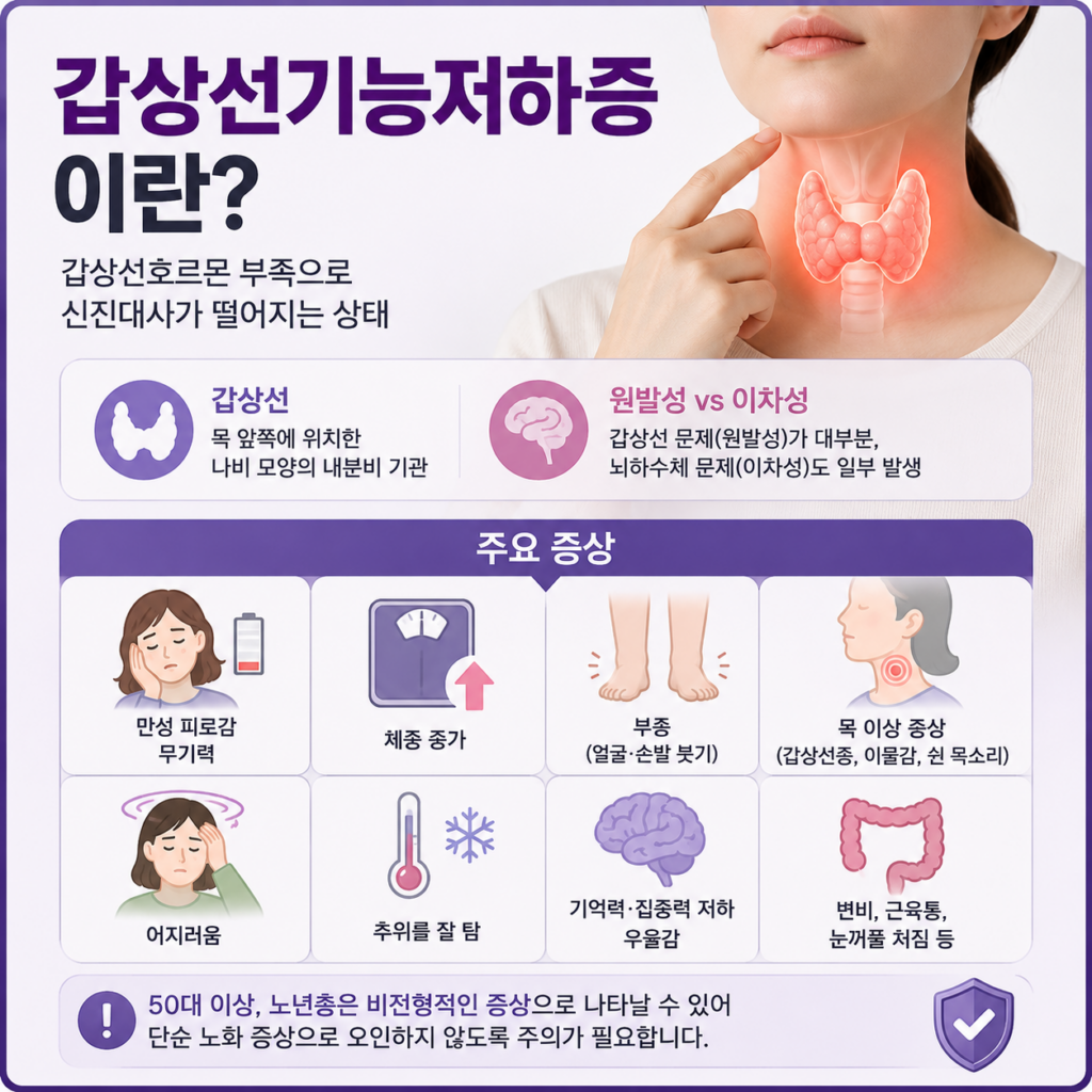 갑상선기능저하증이란