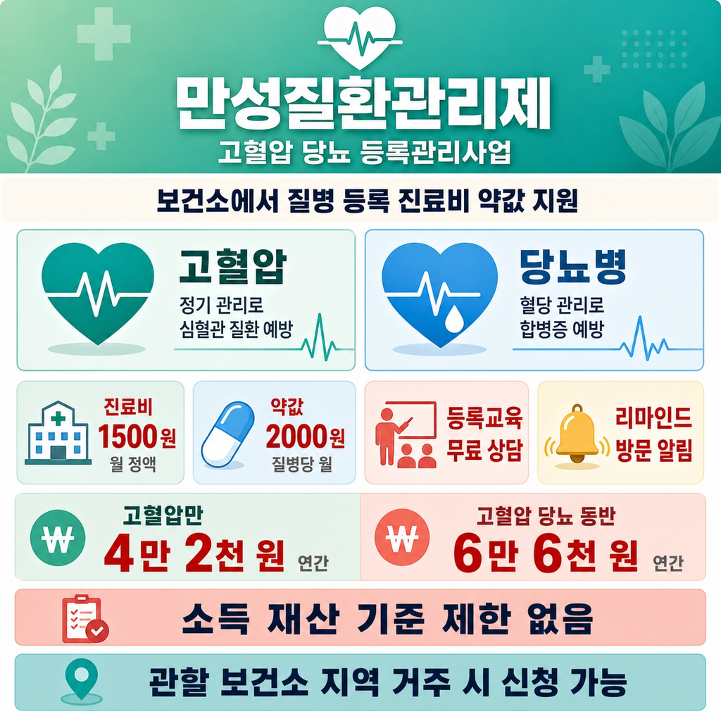 만성질환관리제(고혈압·당뇨병 등록관리사업)란