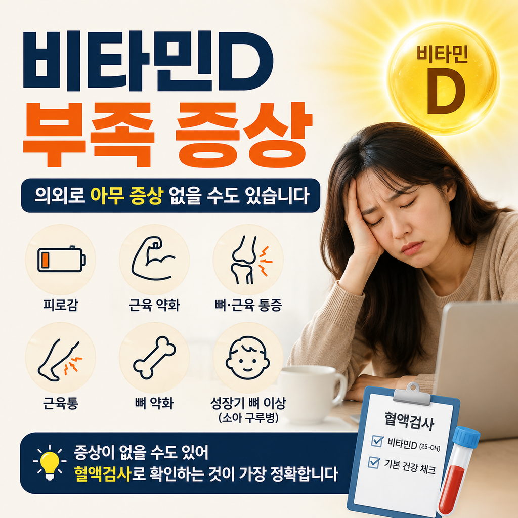 비타민D 부족증상