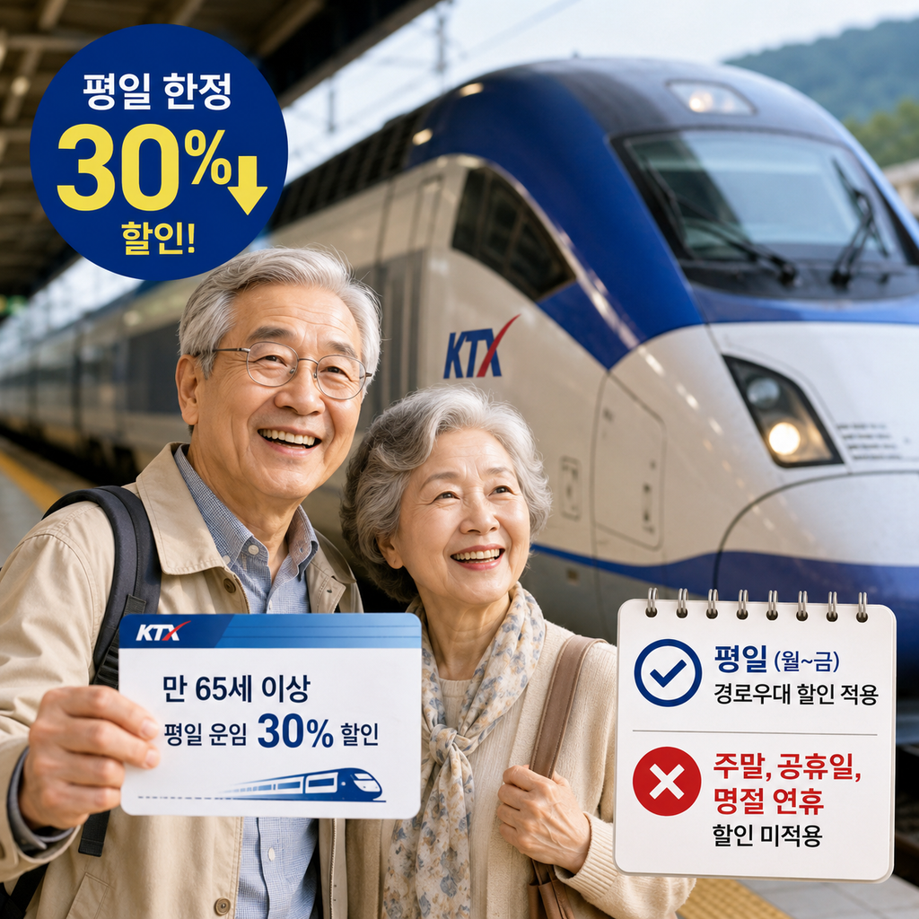KTX 경로우대 할인, 누가 얼마나 받을 수 있나