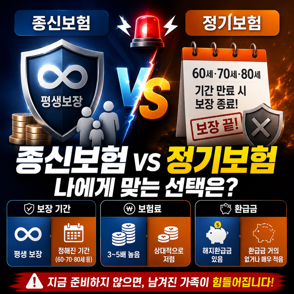 종신보험 추천, 가입 전 이 3가지 모르면 보험료만 날립니다