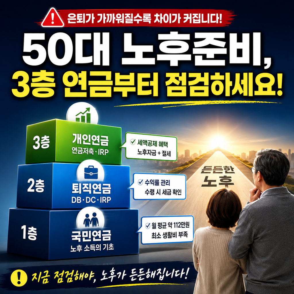 노후준비, 50대라면 지금 3층 연금부터 큰 그림 그려야 하는 이유 1 노후준비, 50대라면 지금 3층 연금부터 큰 그림 그려야 하는 이유