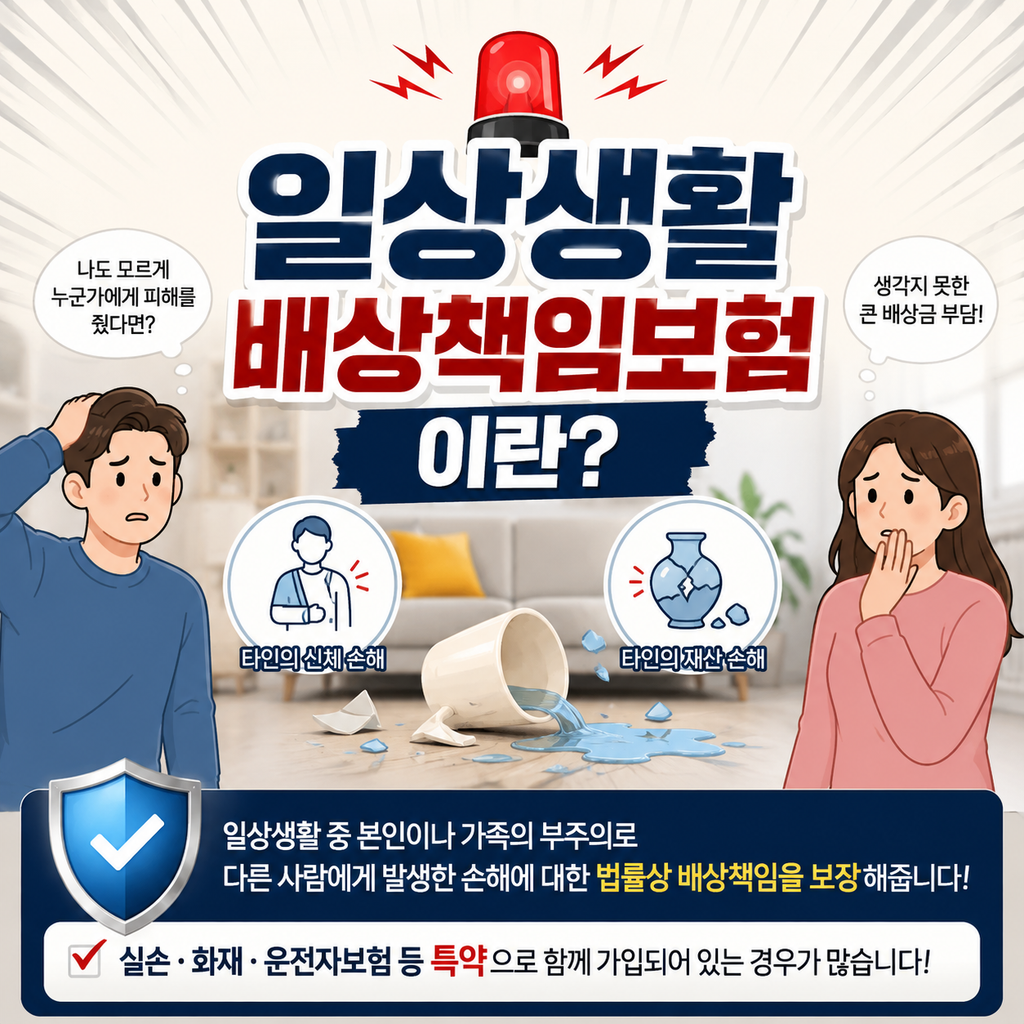 일상생활배상책임보험, 이런 사고까지 보장될까? 50대 가장이 꼭 알아야 할 보장 범위