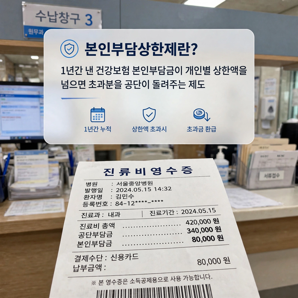 건강보험 본인부담금 상한제, 내가 낸 병원비 돌려받는 법 (2026년 기준)