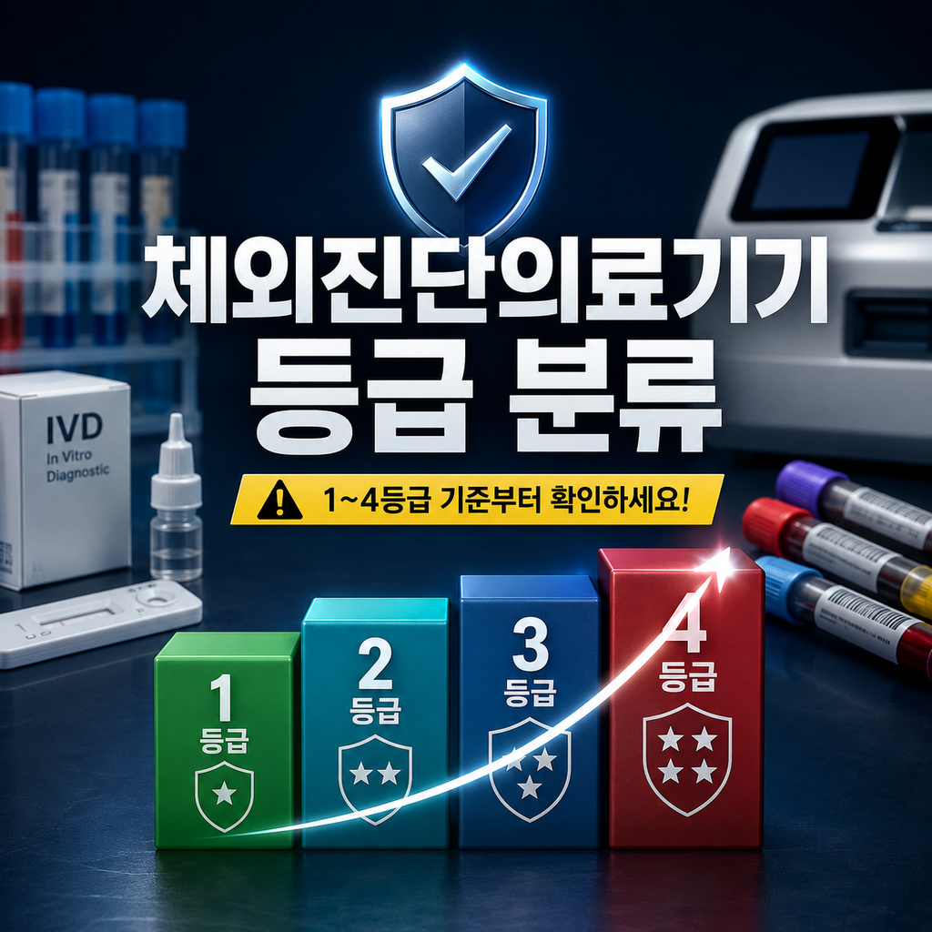 체외진단의료기기 허가 신청 방법, 등급별 신고·인증·허가 절차 정리 1 체외진단의료기기 허가 신청 방법, 등급별 신고·인증·허가 절차 정리