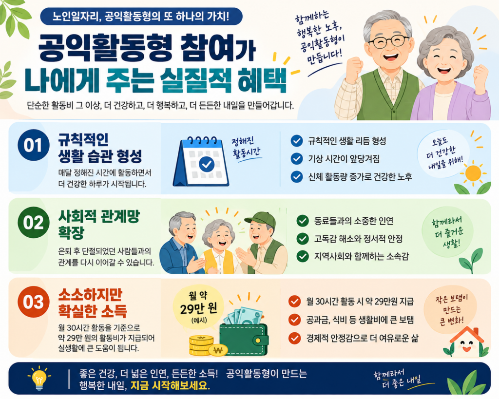 공익활동형 참여가 나에게 주는 실질적 혜택