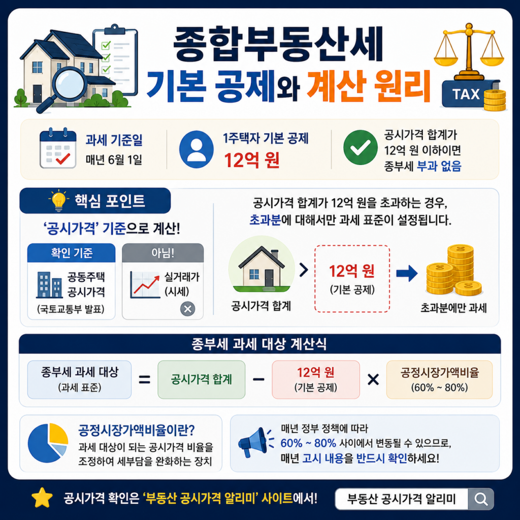 종합부동산세 기본 공제 금액과 계산 원리