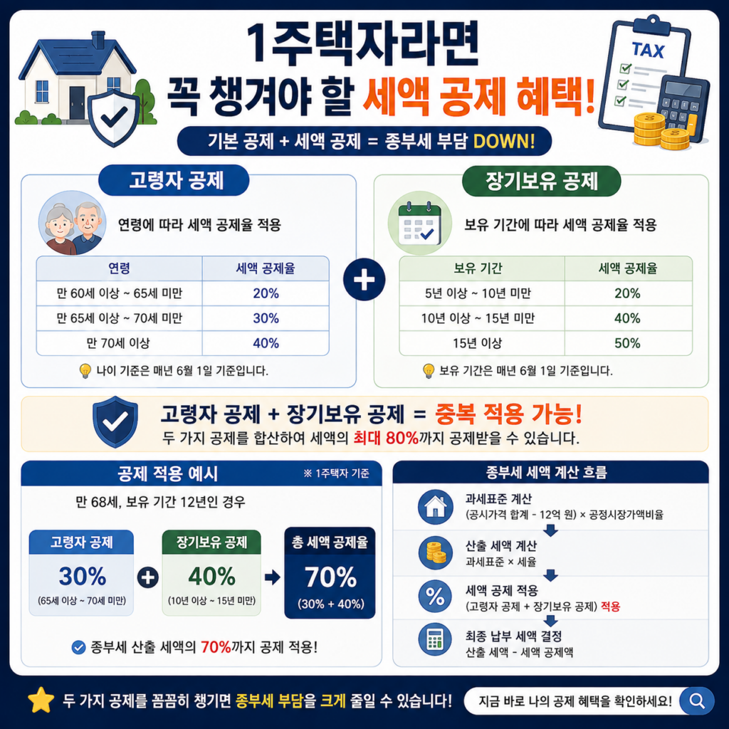 1주택자라면 꼭 챙겨야 할 세액 공제 혜택