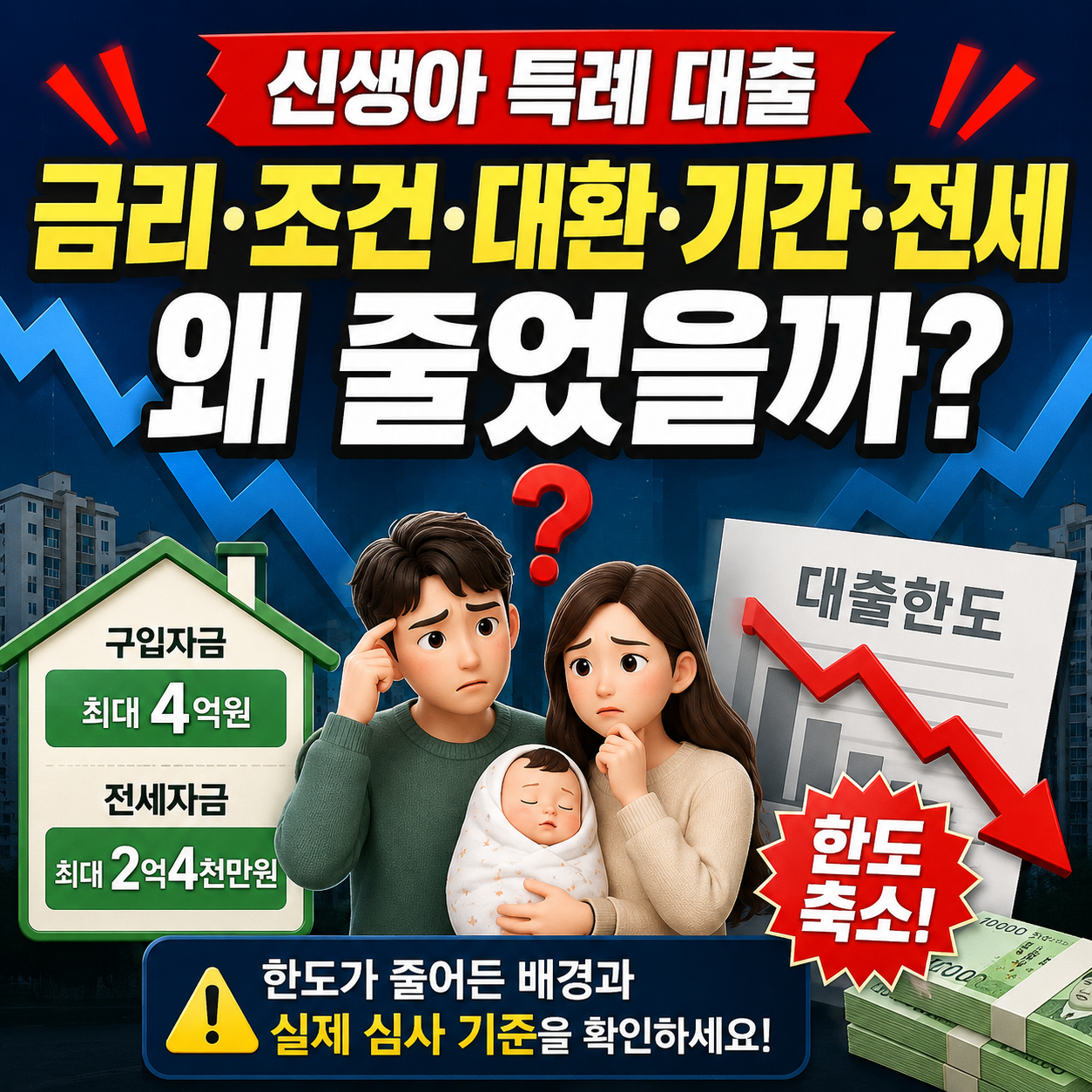신생아 특례 대출 금리 조건 대환 기간 전세, 왜 줄었을까? 1 섹션 1 이미지