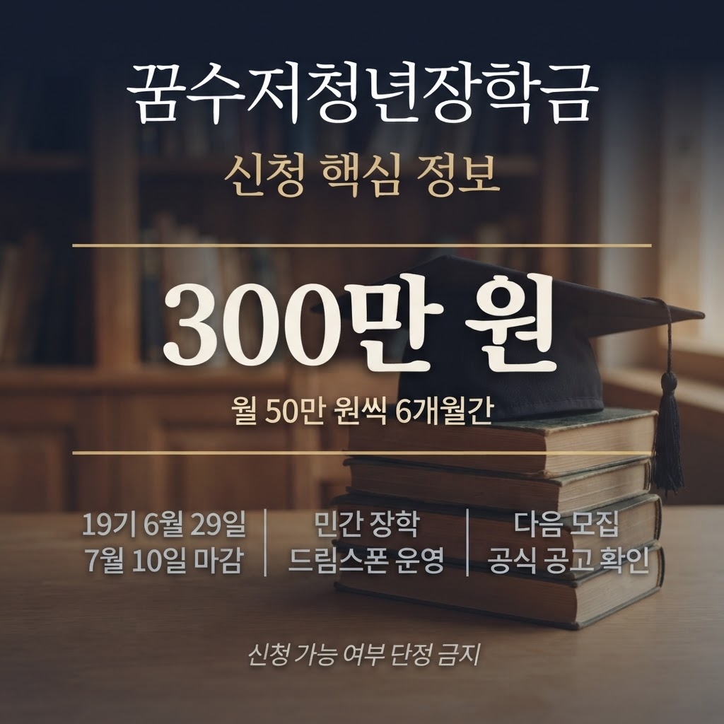 꿈수저청년장학금 신청 기간, 누구나 받을까? 3 섹션 3 이미지
