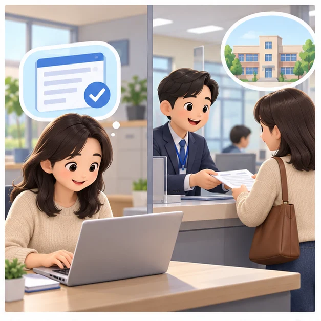 방과후학교 자유수강권 신청 절차