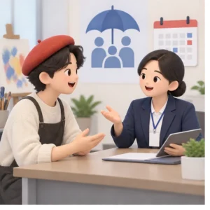 예술인 고용보험 대상 확인 안내