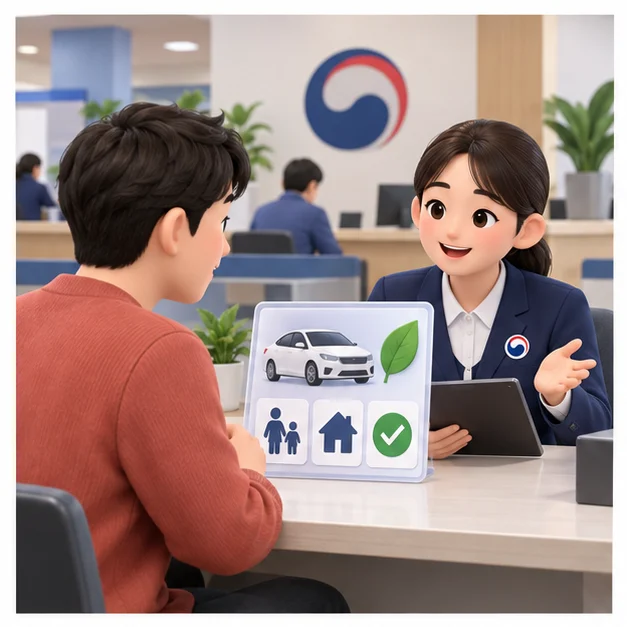 탄소중립포인트 자동차 대상 확인 안내