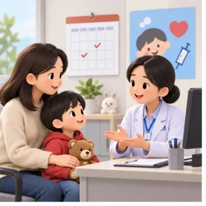 어린이 인플루엔자 국가예방접종 대상 확인 안내