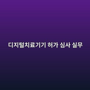 디지털치료기기 허가 심사 실무, 2026년 개정으로 무엇이 바뀌었나 4 eb9494eca780ed84b8ecb998eba38ceab8b0eab8b0 ed9788eab080 ec8bacec82ac ec8ba4ebacb4 1789827830