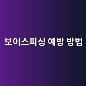 보이스피싱 예방 방법, 이 5가지만 지켜도 절반은 막습니다 8 ebb3b4ec9db4ec8aa4ed94bcec8bb1 ec9888ebb0a9 ebb0a9ebb295 1788232617
