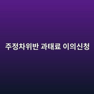 주정차위반 과태료 이의신청 방법과 절차, 60일 안에 이렇게 하세요 10 eca3bceca095ecb0a8ec9c84ebb098 eab3bced839ceba38c ec9db4ec9d98ec8ba0ecb2ad 1790217791