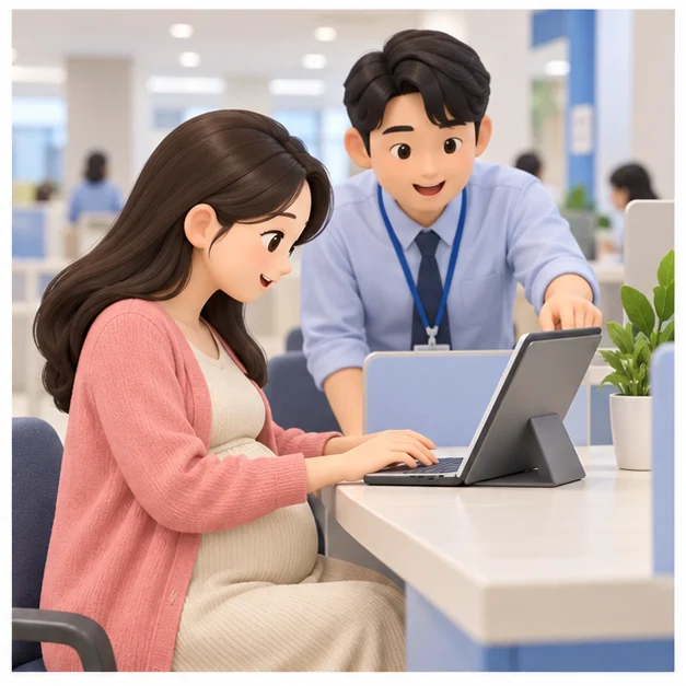 임산부 친환경농산물 꾸러미 지원 신청 절차