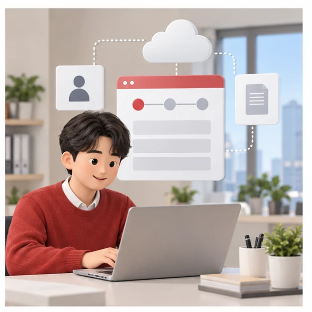 사업주 직업능력개발훈련 지원 신청 절차