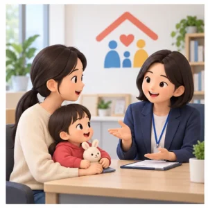 가족센터 방문교육 대상 확인 안내