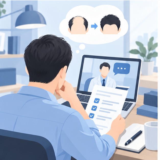 모발이식 비용 확인 절차