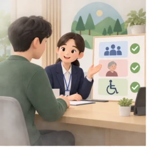 산림복지서비스이용권 대상 확인 안내