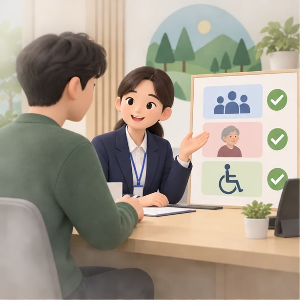 산림복지서비스이용권 대상 확인 안내