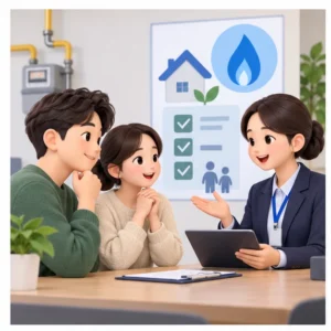 도시가스 절약 캐시백 대상 확인 안내