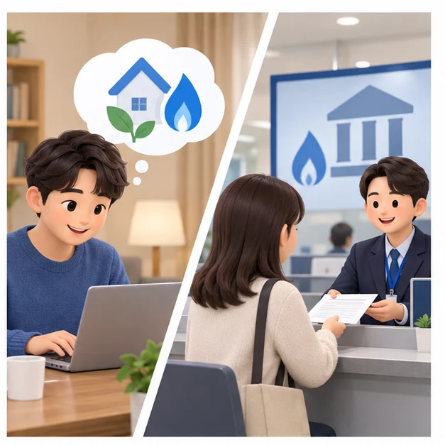 도시가스 절약 캐시백 신청 절차