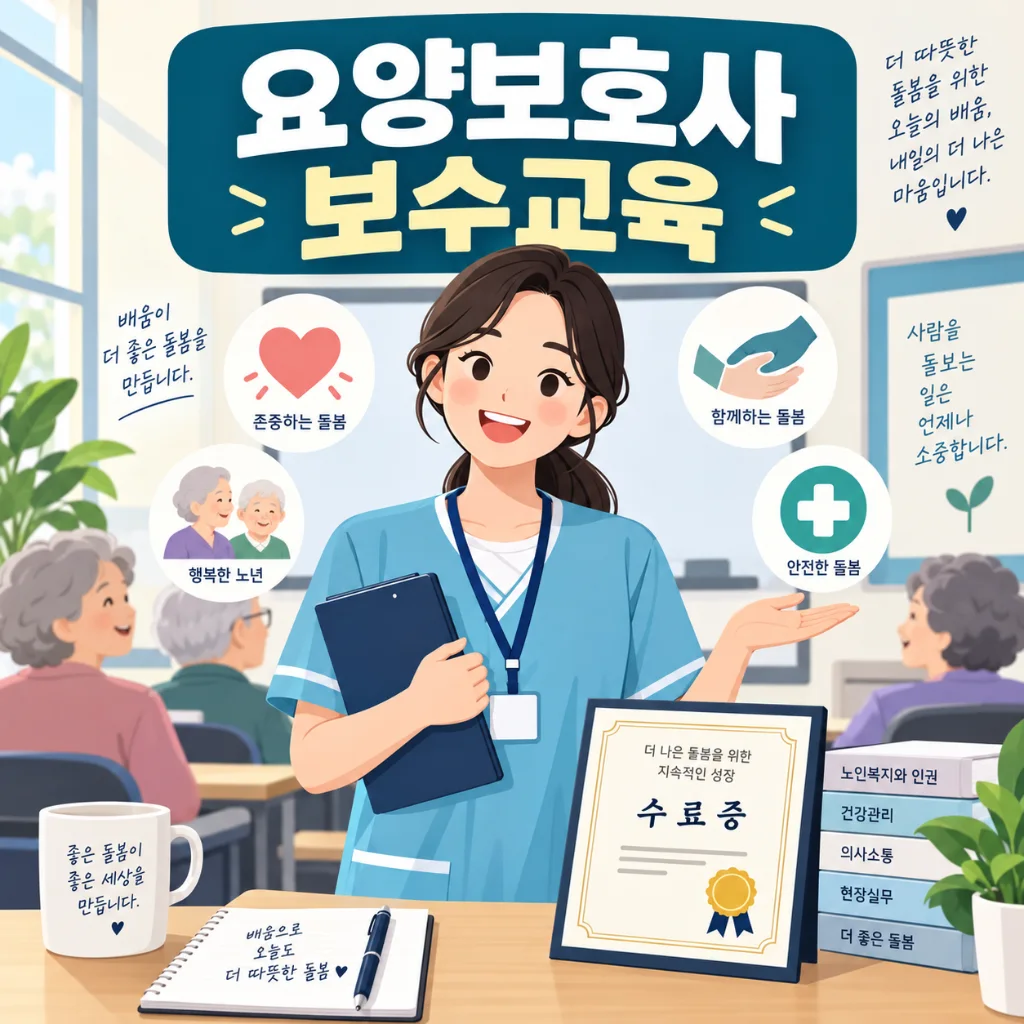 요양보호사 보수교육 안내