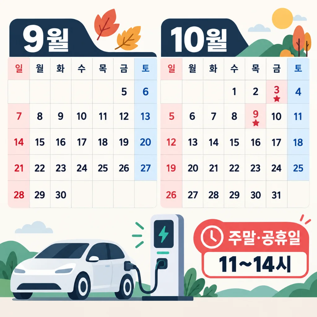 전기차 충전요금 할인 기간