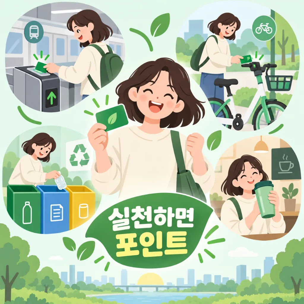 생활 속 에코머니 적립