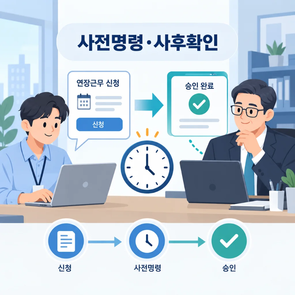 공무원 사전 초과근무 명령