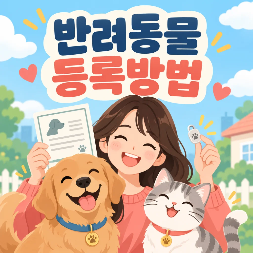 반려동물 등록방법 안내