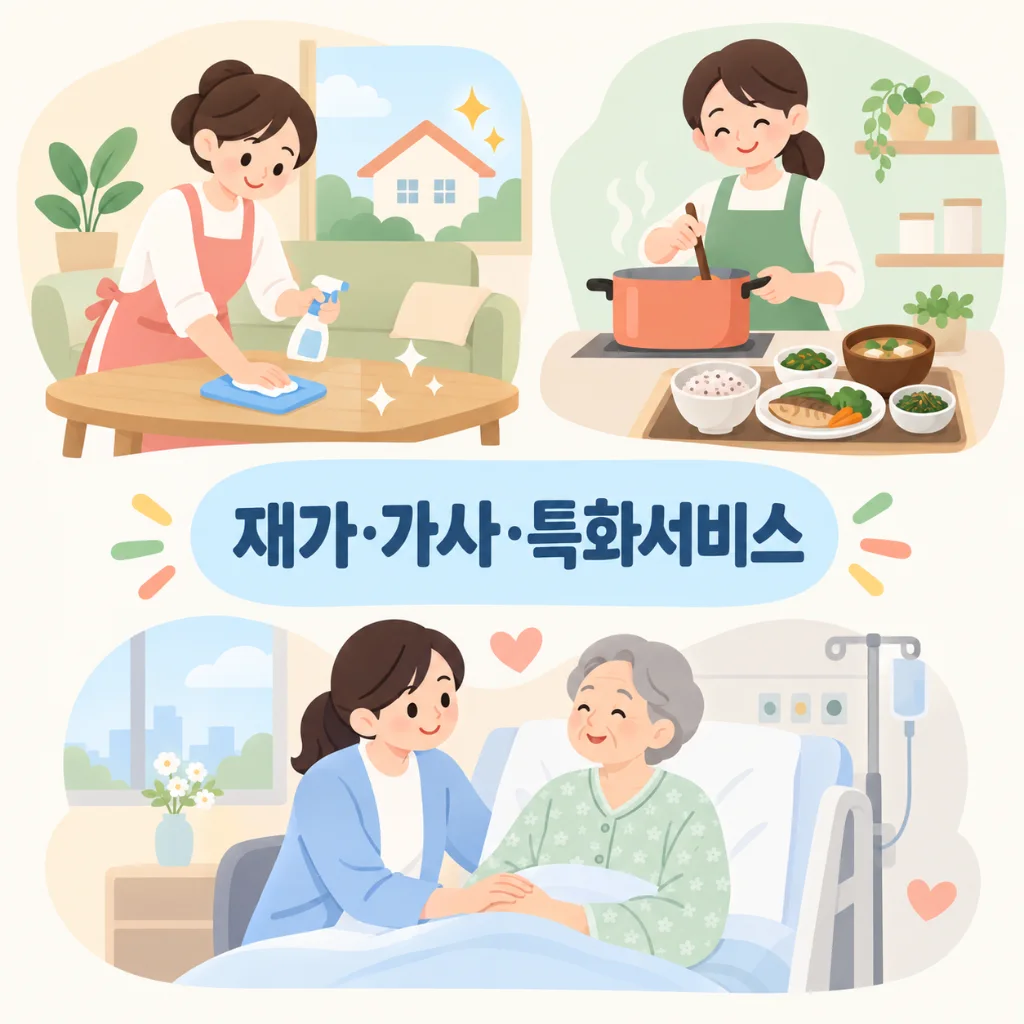 가사 돌봄과 병원동행 서비스