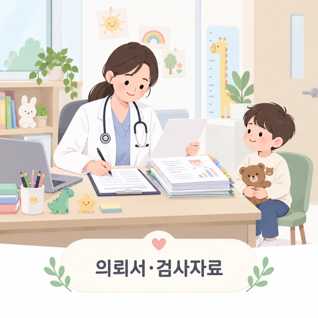 9세 미만 의뢰서 준비