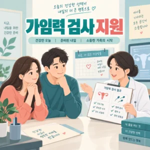 가임력 검사 지원 안내