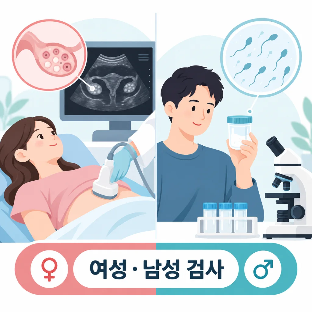 여성 남성 가임력 검사 항목