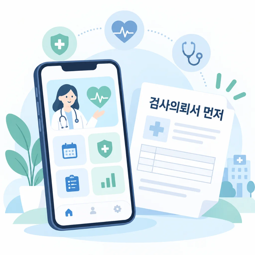 e보건소 검사 신청 절차
