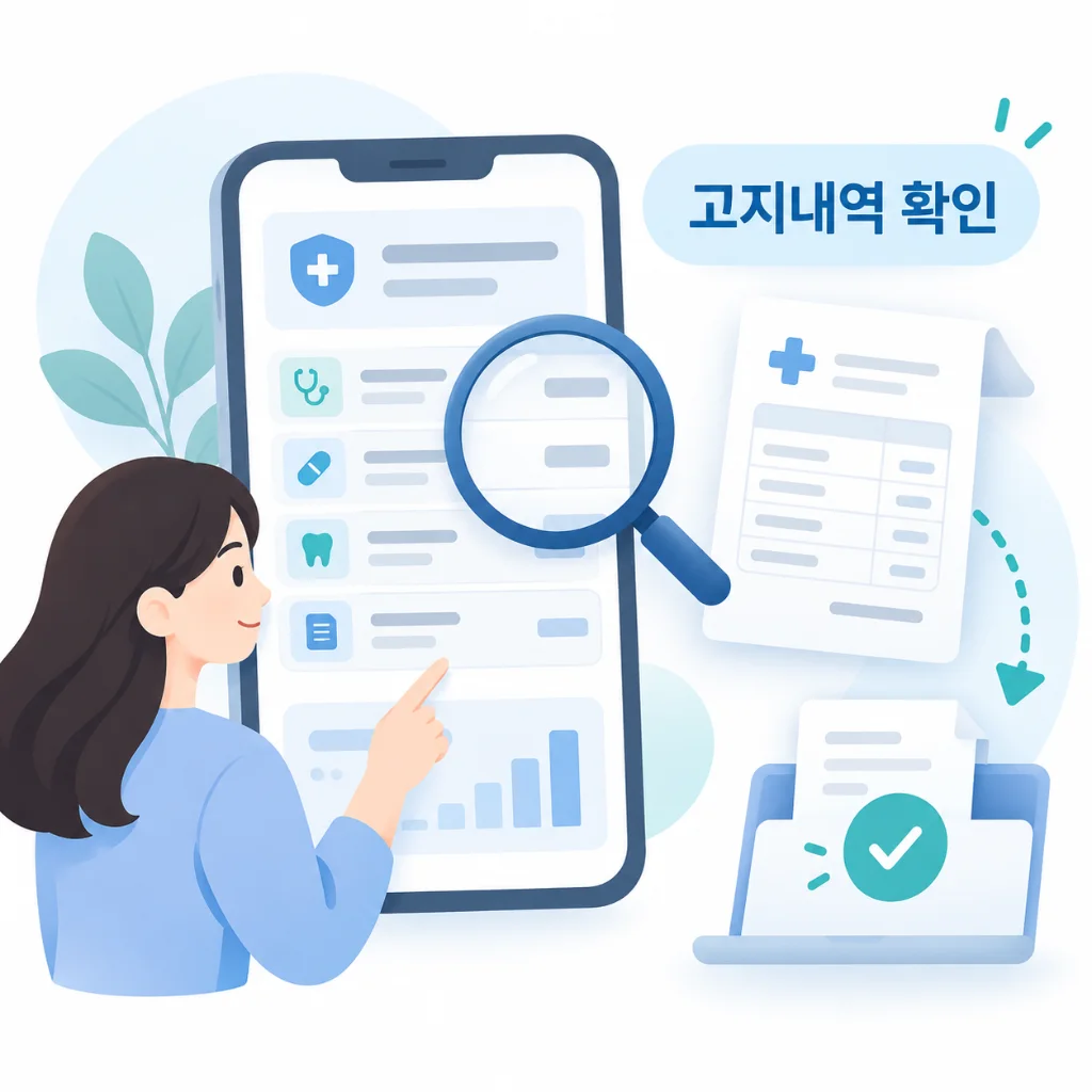 건강보험료 고지서 조회