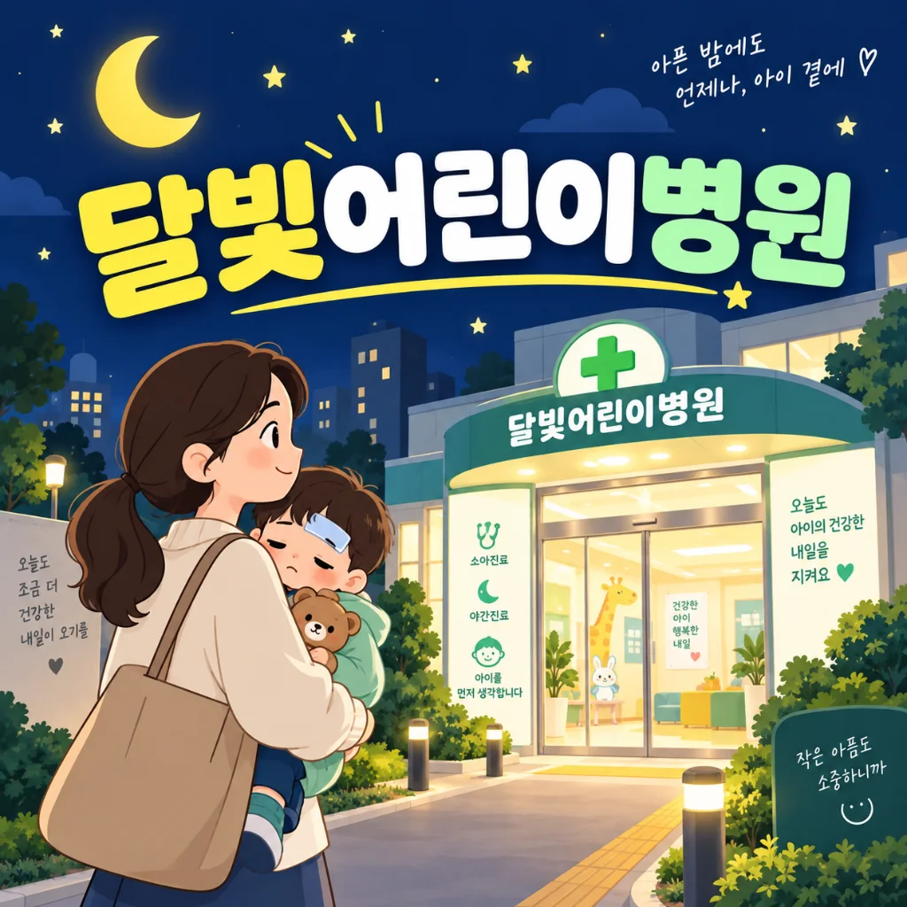 달빛어린이병원 야간진료 안내